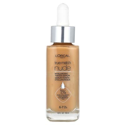 Сыворотка L'Oréal True Match, Nude, Hyaluronic Tinted Serum, 6-7 Tan, 1 fl oz (30 ml)