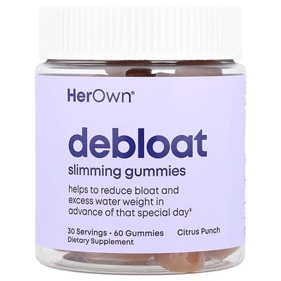 Мармеладные витамины Her Own Debloat Slimming Citrus Punch, 60 шт