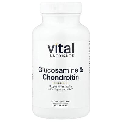 Vital Nutrients Глюкозамин и Хондроитин, 120 капсул