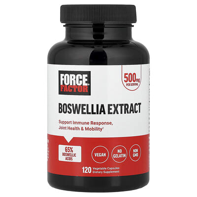 Экстракт Boswellia, 500 mg, 120 растительных капсул