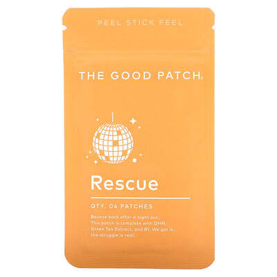 Пластыри Rescue, 4 Dermal Wellness Patches