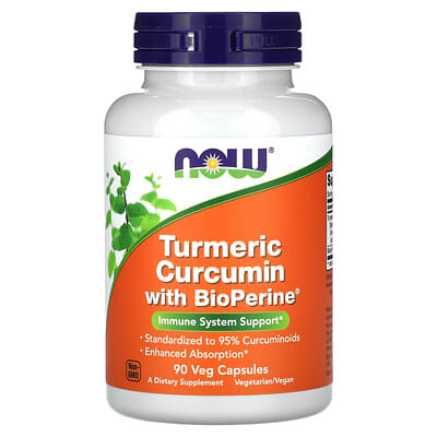 Turmeric Curcumin с BioPerine®, 90 вегетарианских капсул