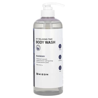 Гель для душа Mizon My Relaxing Time, Blueberry, 27.05 fl oz (800 ml)