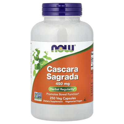 Cascara Sagrada, 450 mg, 250 вегетарианских капсул