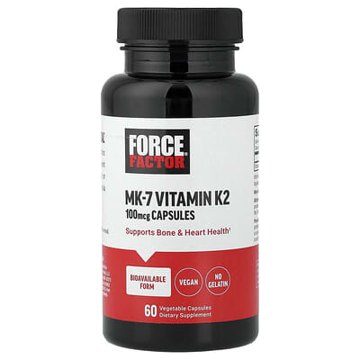 MK-7 Витамин K2, 100 mcg, 60 растительных капсул