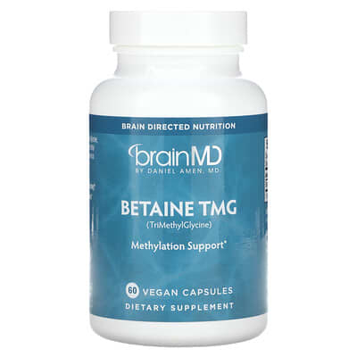 Betaine TMG, 60 веганских капсул (500 mg per Capsule)