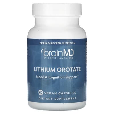 Литий орорат Lithium Orotate, 5 mg, 60 веганских капсул