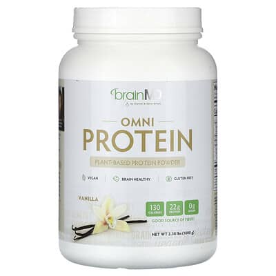 Omni Protein, Растительный протеиновый порошок, Ваниль, 1080 г