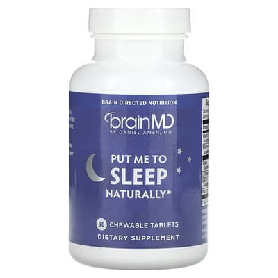 BrainMD Put Me To Sleep Naturally, 90 веганских таблеток