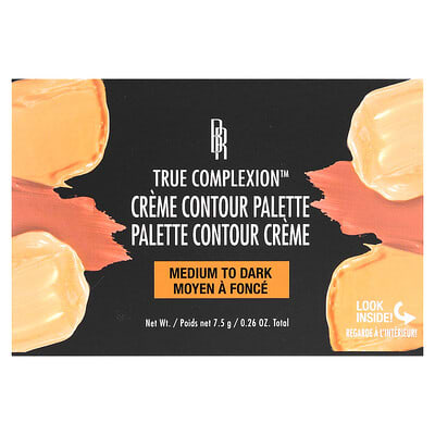 True Complexion, Creme Contour Palette, 8323 Medium to Dark, 0.26 oz (7.5 g)