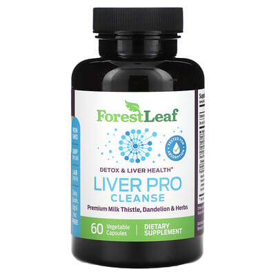 Forest Leaf Liver Pro Cleanse, 60 вегетарианских капсул
