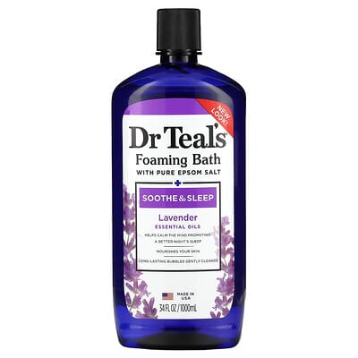 Пена для ванны Soothe & Sleep с лавандой, 34 fl oz (1,000 ml)