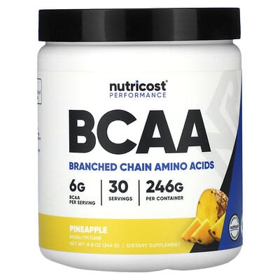 BCAA для высокой производительности, ананас, 9.3 oz (261 g)