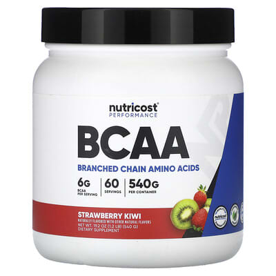 BCAA со вкусом клубники и киви, 1.2 lb (540 g)