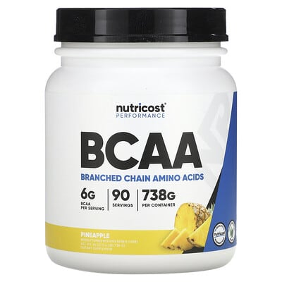 BCAA для высокой производительности, ананас, 1.7 lb (783 g)
