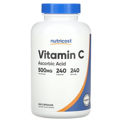 Витамин C, 500 mg, 240 Capsules