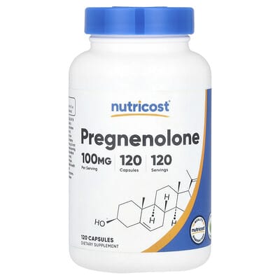 Pregnenolone, 100 mg, 120 капсул