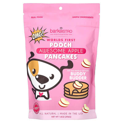 Лакомство для собак Worlds First Pooch Pancakes, Awesome Apple, 14 oz (396 g)