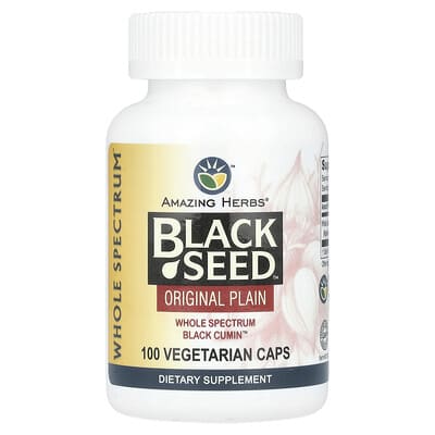 Black Seed™, Original Plain, 100 вегетарианских капсул (475 mg на капсулу)