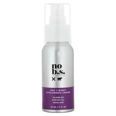 Крем для лица No BS Skincare Hyaluronic Day + Night, 2 fl oz (60 ml)