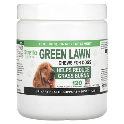 StrellaLab Green Lawn лакомства для собак, 120 мягких кусочков, 8.46 oz (240 g)