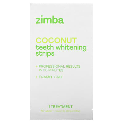 Teeth Whitening Strips, Coconut, 14 Treatments