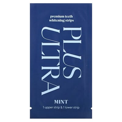 Premium Teeth Whitening Strips, Mint, 14 Pack