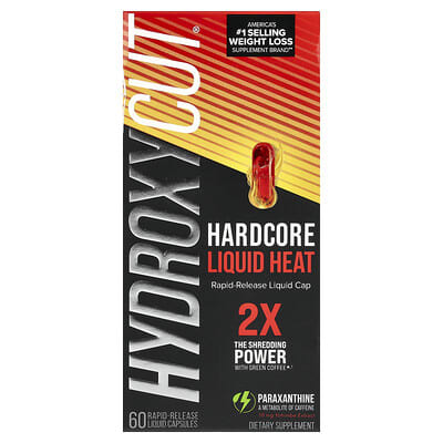 Hydroxycut Hardcore Liquid Heat, 60 капсул