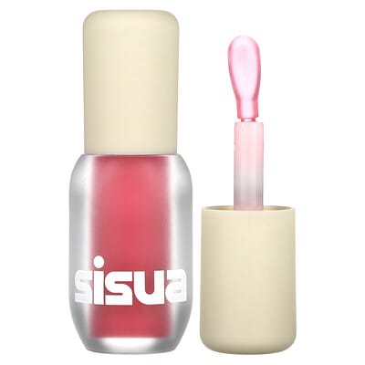 Sisua, Popcorn Syrup Lip Plumper, No. 1 Strawberry Cream, 3.8 g