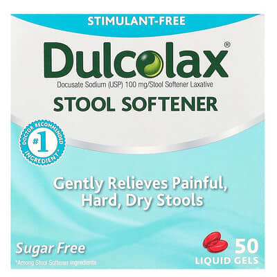 Stool Softener, 50 Liquid Gels