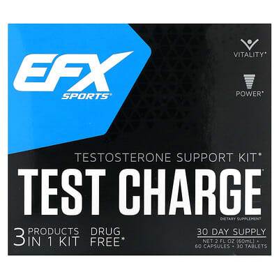 Test Charge, Набор для поддержки тестостерона, 1 шт