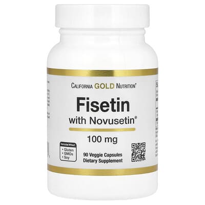 Fisetin с Novusetin, 100 mg, 90 вегетарианских капсул