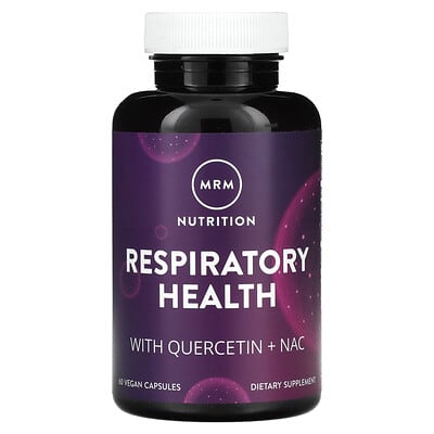 MRM Nutrition Пробиотик для здоровья дыхательных путей с Quercetin + NAC, 60 капсул