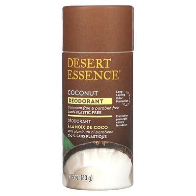 Deodorant, Coconut , 2.25 oz (63 g)