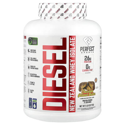 Diesel®, New Zealand Whey Isolate, Chocolate Peanut Butter, 5 lbs (2.27 kg)