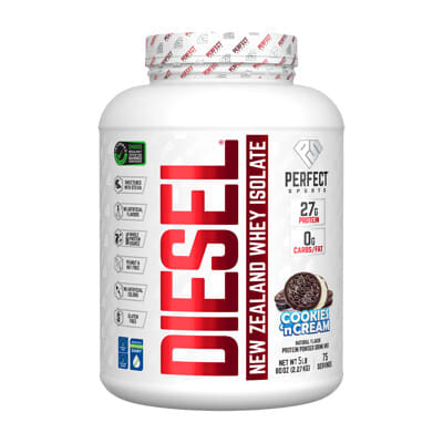 Diesel, изолят сыворотки Новая Зеландия, Cookies 'n Cream, 5 lbs (2.27 kg)
