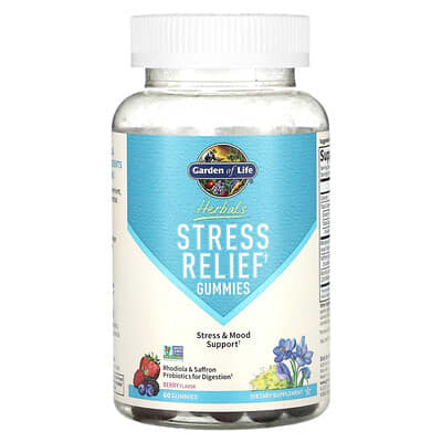 Желе Herbals, Stress Relief, Berry, 60 штук