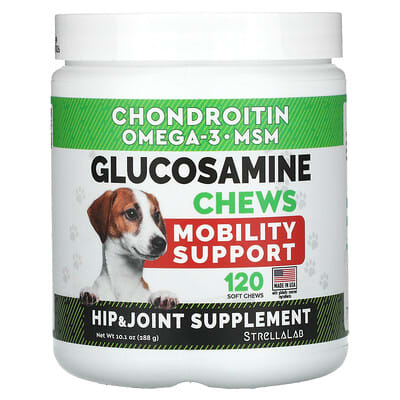 Желе Glucosamine для собак и кошек, 120 шт., 10.1 oz (288 g)