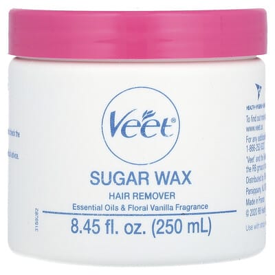 Sugar Wax Hair Remover, Essential Oils & Floral Vanill, 14 Pieces