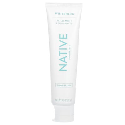 Toothpaste, Fluoride Free, Peppermint, 4.1 oz (116 g)