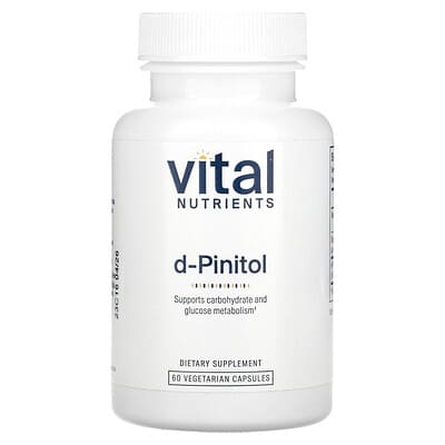 Vital Nutrients d-Pinitol, 60 вегетарианских капсул