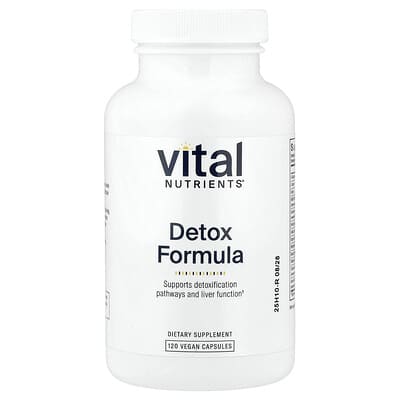 Детокс-формула Vital Nutrients, 120 веганских капсул