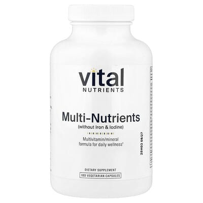 Multi-Nutrients, 180 Vegetarian Capsules