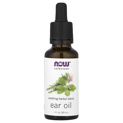 Масло для ушей Solutions, Ear Oil, 1 fl oz (30 ml)