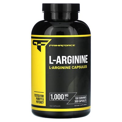 Primaforce L-Arginine 300 капсул (500 mg per Capsule)