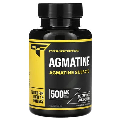 Agmatine Sulfate, 500 mg, 90 капсул