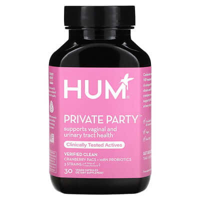 HUM Nutrition Private Party®, 30 веганских капсул