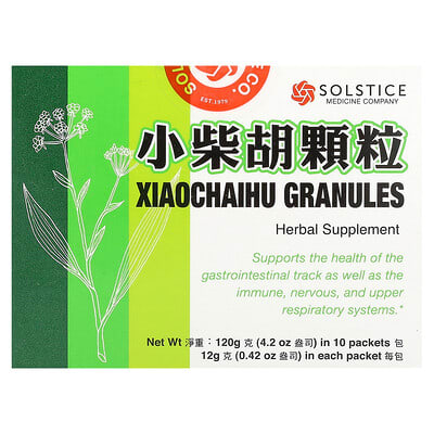 Xiaochaihu Granules, 10 пакетиков, 0.42 oz (12 g) каждый