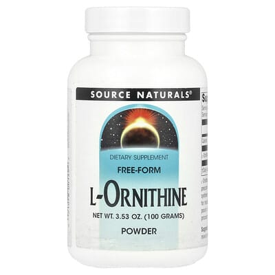 Порошок L-орнитина, 3.53 oz (100 g)