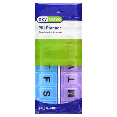 Органайзер для таблеток Ezy Dose Two Detachable Weeks Pill Planner, 1 Count